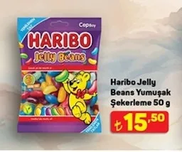 Haribo Jelly Beans Yumuşak Şekerleme 50 G