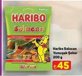 Haribo Solucan Yumuşak Şeker 200 G
