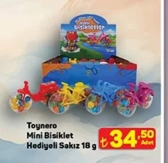 Toynero Mini Bisiklet Hediyeli Sakız 18 G