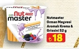 Nutmaster Orman Meyvesi Aromalı Krema & Grissini 52 G
