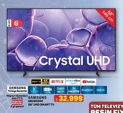 Samsung 58U8000F 58 Uhd Smart Tv