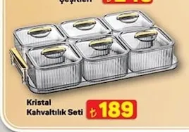 Kristal Kahvaltılık Seti