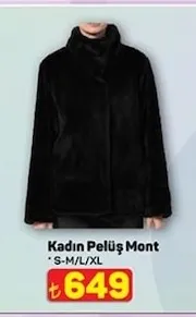 Kadın Peluş Mont