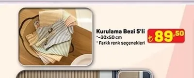 Kurulama Bezi 5'Li