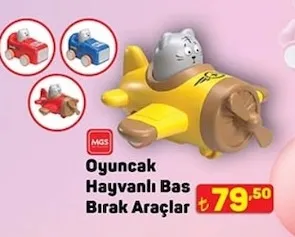 Oyuncak Hayvanlı Bas Bırak Araçlar