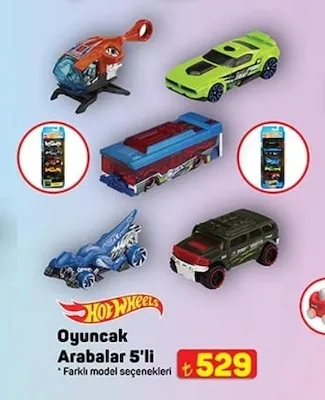 Oyuncak Arabalar 5'Li