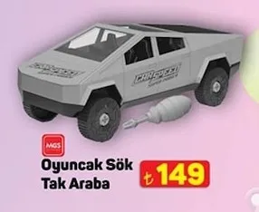 Oyuncak Sök Tak Araba