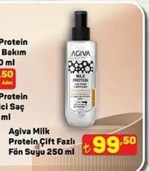 Agiva Milk Protein Çift Fazlı Fön Suyu 250 Ml