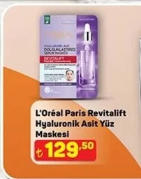 L'Oréal Paris Revitalift Hyaluronik Asit Yüz Maskesi