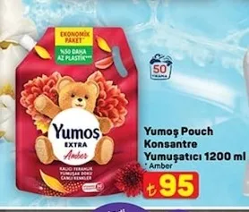 Yumoş Pouch Konsantre Yumuşatıcı 1200 Ml