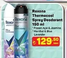 Rexona Thermocool Sprey Deodorant 150 Ml