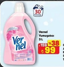 Vernel Yumuşatıcı 3 L