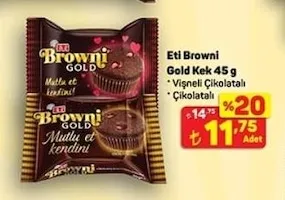 Eti Browni Gold Kek 45 G