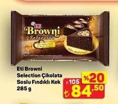 Eti Browni Selection Çikolata Soslu Fındıklı Kek 285 G