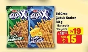 Eti Crax Çubuk Kraker 80 G