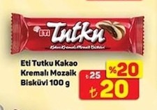 Eti Tutku Kakao Kremalı Mozaik Bisküvi 100 G