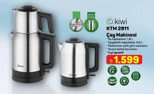 Kiwi Ktm 2911 Çay Makinesi