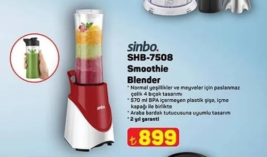 Sinbo Shb-7508 Smoothie Blender