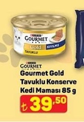Gourmet Gourmet Gold Tavuklu Konserve Kedi Maması 85 G