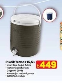 Piknik Termos 15.5 L