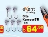Exent Fishing Olta Kancası 5'Li