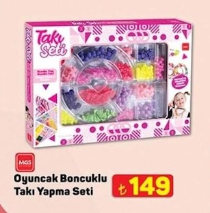 Mgs Oyuncak Boncuklu Takı Yapma Seti