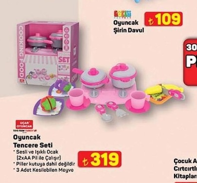 Oyuncak Tencere Seti