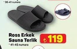 Ross Erkek Sauna Terlik