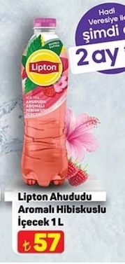 Lipton Ahududu Aromalı Hibiskuslu İçecek 1 L