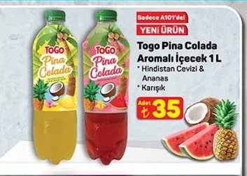 Togo Pina Colada Aromalı İçecek 1 L