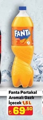 Fanta Portakal Aromalı Gazlı İçecek 1,5 L