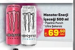 Monster Enerji İçeceği 500 Ml