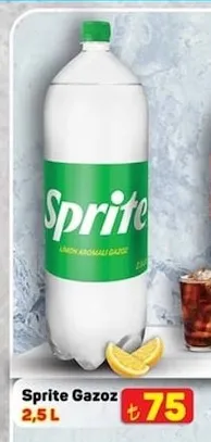 Sprite Gazoz 2,5 L