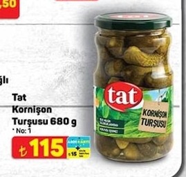 Tat Kornişon Turşusu 680 G