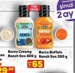 Burcu Creamy Ranch Sos 300 G