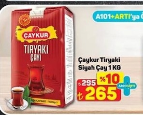 Çaykur Tiryaki Siyah Çay 1 Kg