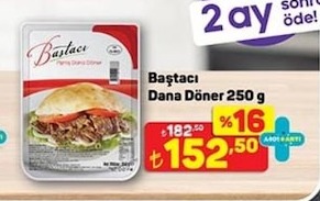 Baştacı Dana Döner 250 G