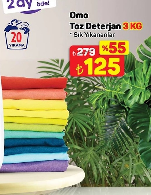 Omo Toz Deterjan 3 Kg