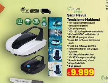 Şarjlı Havuz Temizleme Makinesi