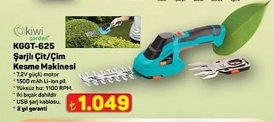 Kggt-625 Şarjli Çit/Çim Kesme Makinesi