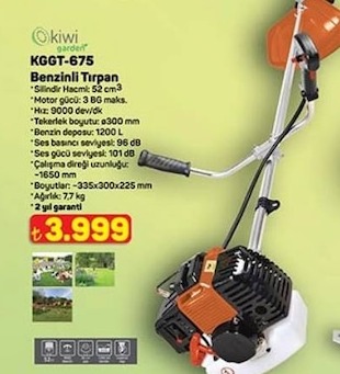 Kiwi Garden Kggt-675 Benzinli Tırpan