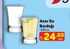 Azur Su Bardağı