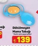 Dökülmeyen Mama Tabağı