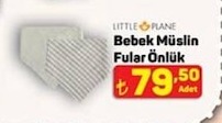 Little Plane Bebek Müslin Fular Önlük