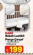 Kanz Bebek Lastikli Penye Çarşaf