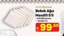 Bebek Ağız Mendili 5'Li