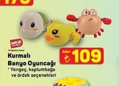 Kurmalı Banyo Oyuncağı