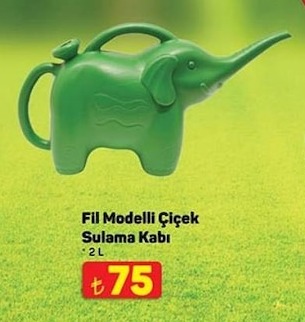 Fil Modelli Çiçek Sulama Kabı 2 L