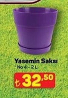 Yasemin Saksı No 4 2 L
