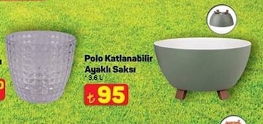 Polo Katlanabilir Ayaklı Saksı